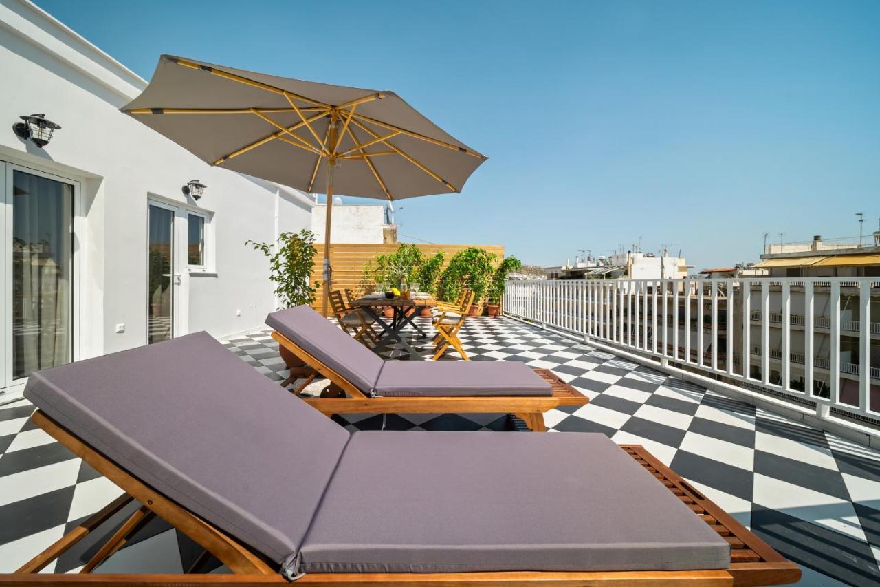 Luxurious Apartment With Big Sea View Terrace - Central Location Афины Экстерьер фото
