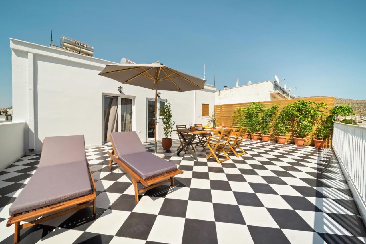 Luxurious Apartment With Big Sea View Terrace - Central Location Афины Экстерьер фото