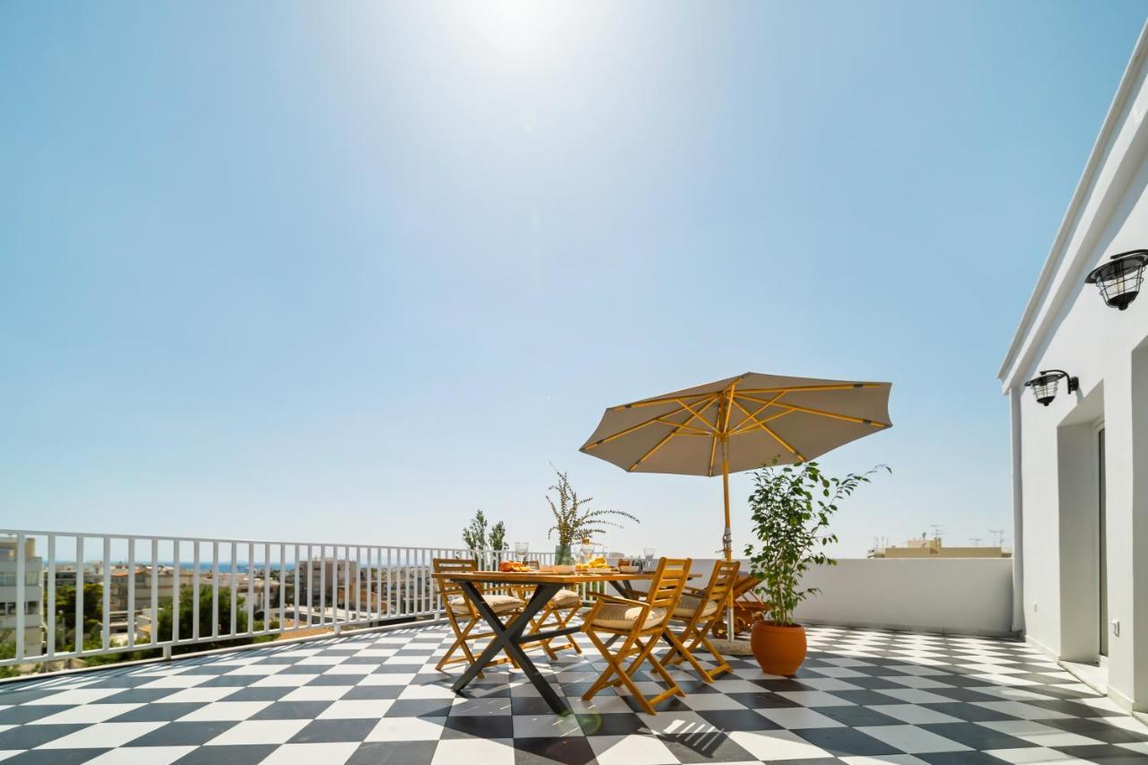Luxurious Apartment With Big Sea View Terrace - Central Location Афины Экстерьер фото